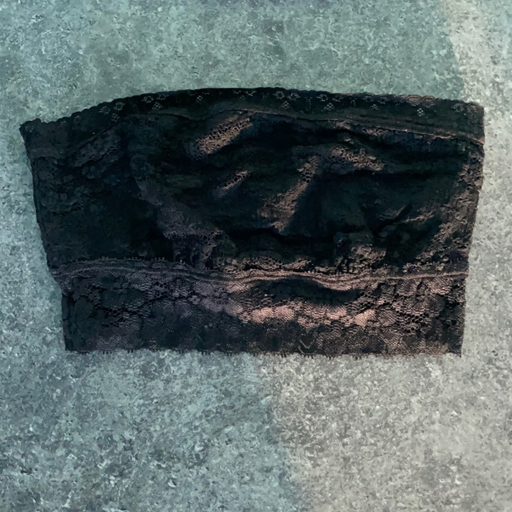 Free People Intimately black lace bandeau